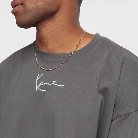 Karl Small Signature Heavy Jersey Tee anthracite T-Shirts en SNIPES