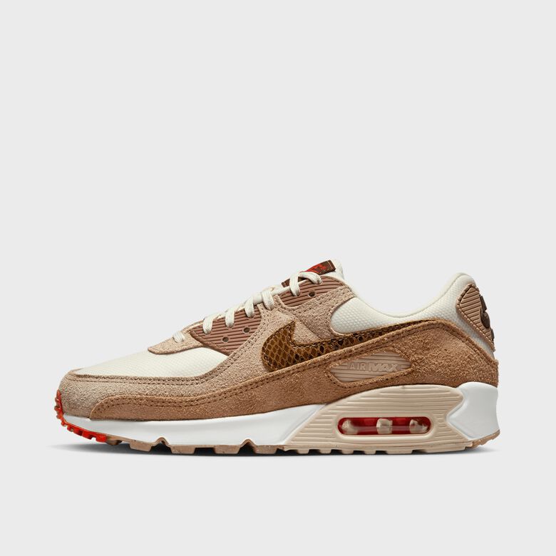NIKE WMNS Air Max 90 pale ivory/picante red/summit white Sneakers SNIPES