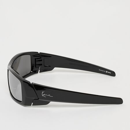 Round Aviador gafas de sol - negro