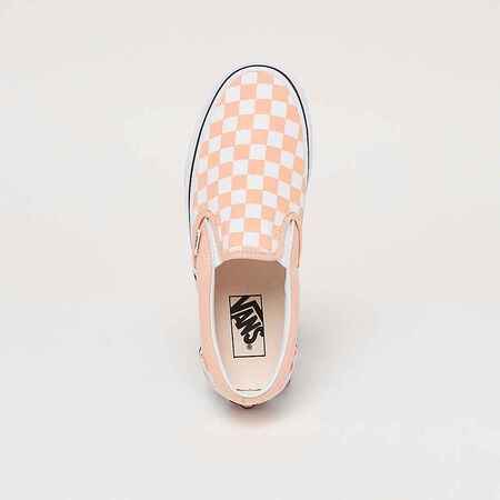 UA Classic Slip-On checkerboard bleached apricot/