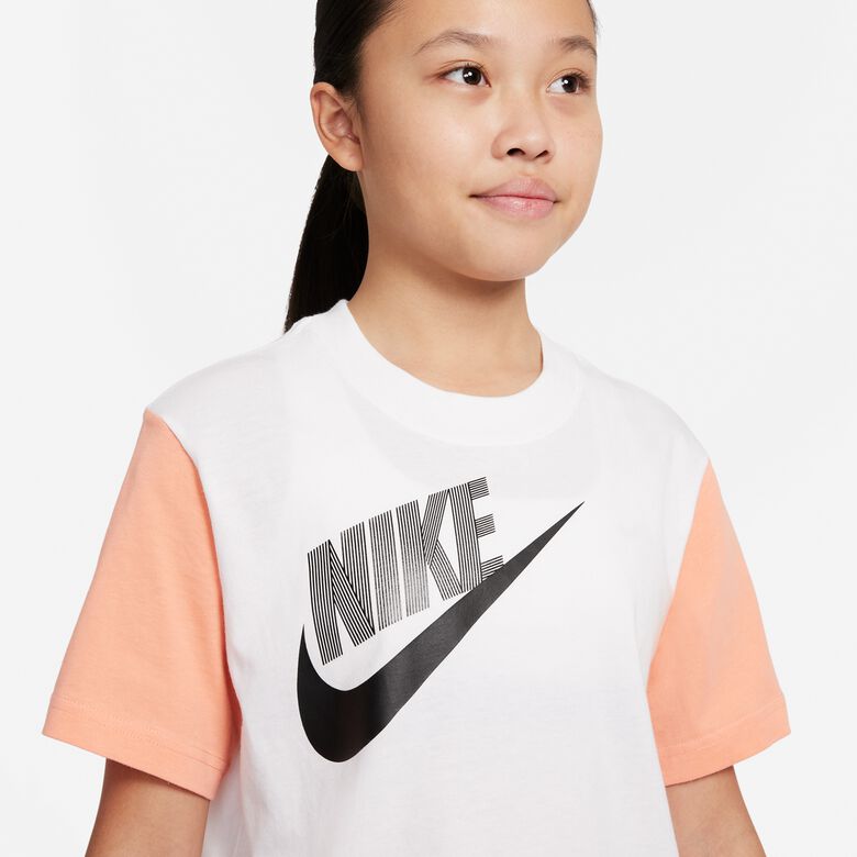 metálico solitario compromiso Compra NIKE Sportswear Essential Big Kids' (Girls') Boxy Dance T-Shirt  white Cozy Style Guide en SNIPES