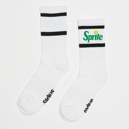 Sprite Centered Logo Socks white (2 Pack)