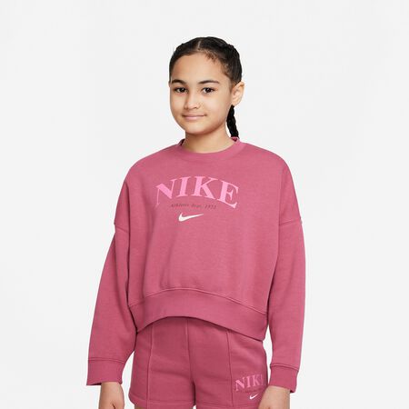 Compra NIKE Sportswear Trend Big Kids' (Girls') Fleece Sweatshirt sweet beet Cozy Guide en SNIPES
