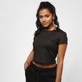 Stretch Pattern Cropped Tee