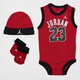 Jordan 23 Jersey Hat/Bodysuit/Bootie Set 3PC