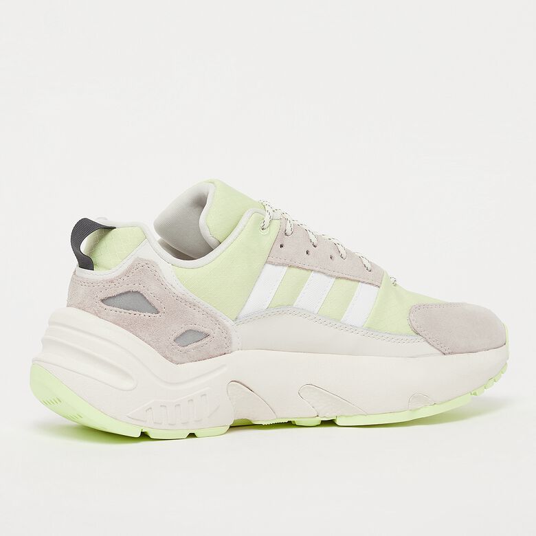 Compra adidas Originals Zapatillas ZX BOOST off white/ftwr white/pulse lime Sneakers en SNIPES