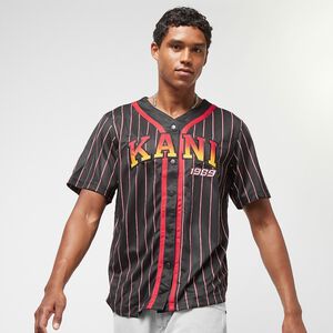 Serif Pinstripe Baseball Shirt