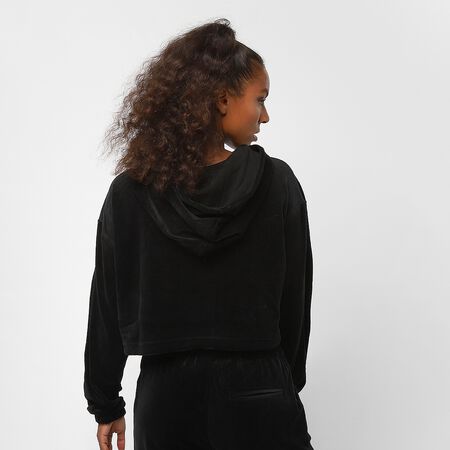 Velour Injection Cropped Hood 