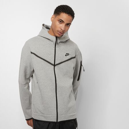 Compra NIKE Sportswear Tech Fleece Men's Full-Zip Hoodie dk grey heather/black Cozy Guide en SNIPES