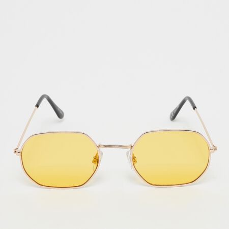 Eckige Sonnenbrille - Gelb 