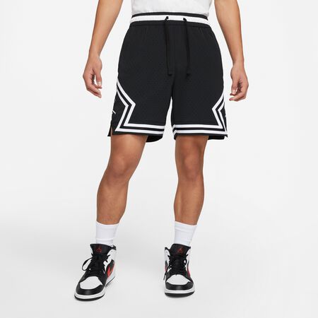 Jordan SHORT - Pantalón corto de deporte - white/black/white/blanco 