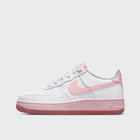 Air 1 white/pink foam/elemental pink White Sneakers en SNIPES