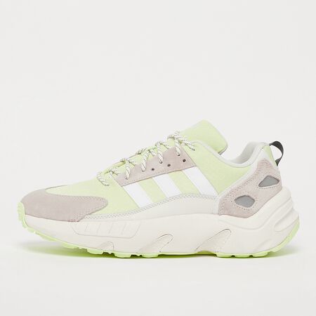 Compra adidas Originals Zapatillas ZX BOOST off white/ftwr white/pulse lime Sneakers en SNIPES