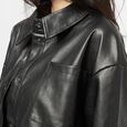 Ladies Faux Leather Overshirt 