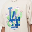 MLB Floral Logo Oversized Tee Los Angeles Dodgers 