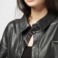 Ladies Faux Leather Overshirt 