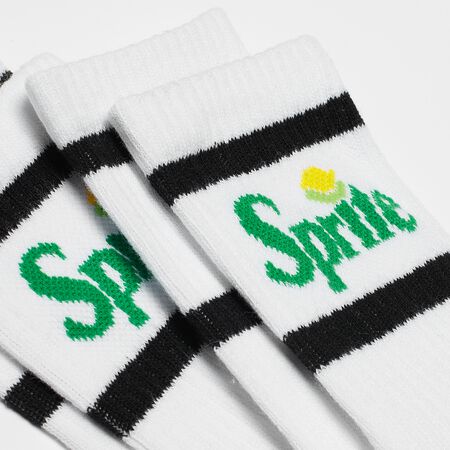 Sprite Centered Logo Socks white (2 Pack)