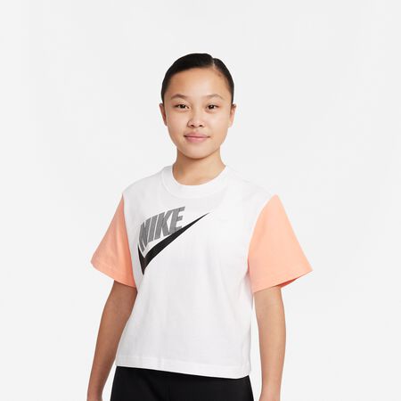 Compra NIKE Sportswear Big Kids' (Girls') Boxy Dance T-Shirt white Cozy Style en SNIPES