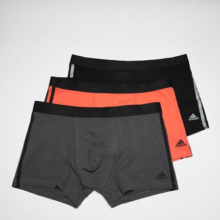 Compra adidas Sportswear Active Cotton 3 Stripes Trunk (3 Pack) multicolor Boxers en SNIPES