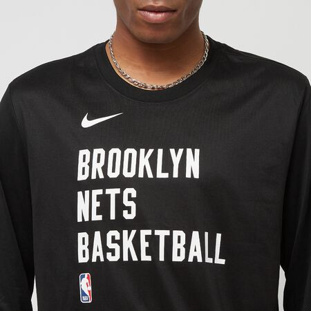 NBA Brooklyn Nets Dri-Fit Essential Print Longsleeve Tee