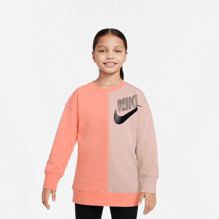 Compra NIKE Sportswear Big Kids' (Girls') Dance Sweatshirt crimson bliss/pink oxford Sudaderas sin capucha en