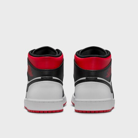 Compra JORDAN Air Jordan 1 Mid white/gym red/black Baloncesto en SNIPES