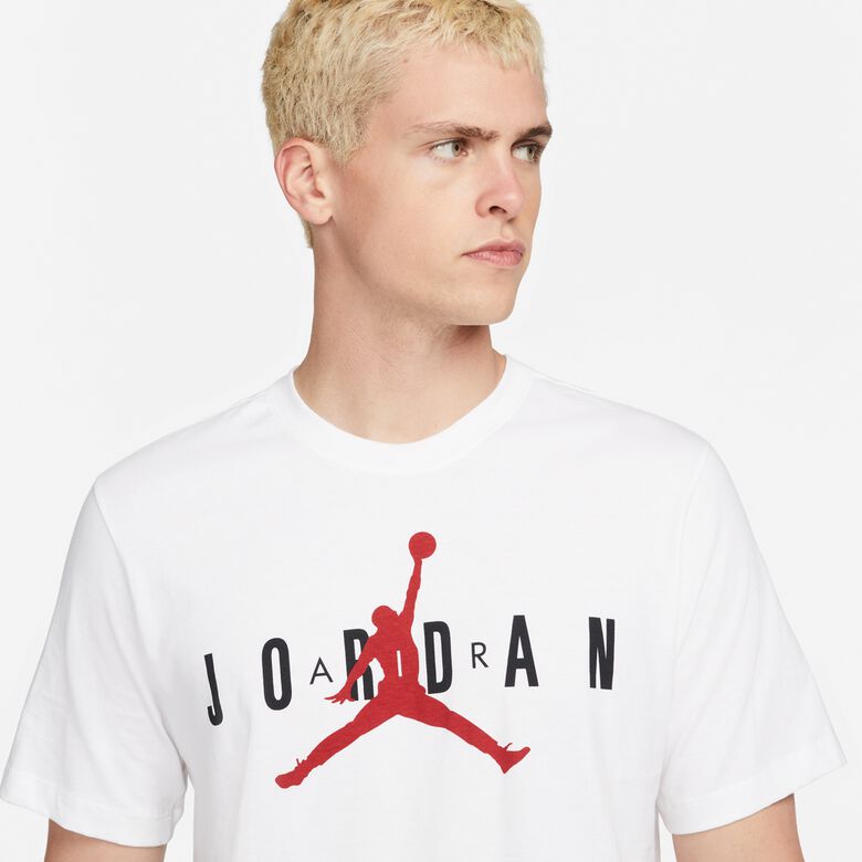 Finalmente Ellos Borrar Compra JORDAN Air Wordmark T-Shirt white/black/gym red Camisetas sin mangas  en SNIPES